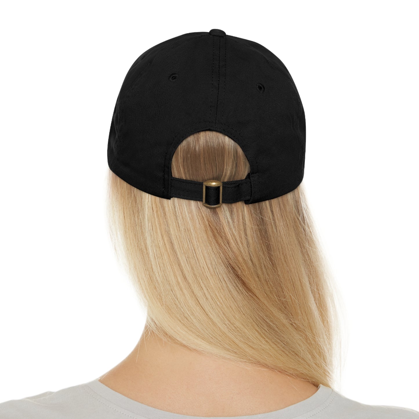 Buddyline Dad Hat with Leather Patch (Rectangle)