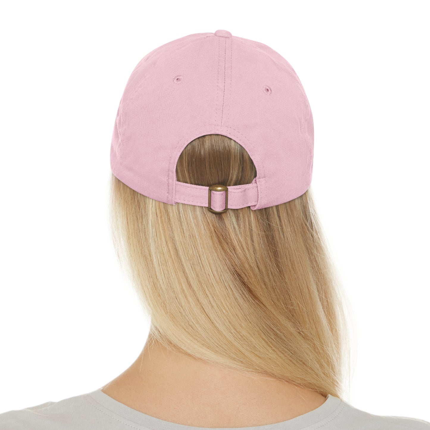 Buddyline Dad Hat with Leather Patch (Rectangle)