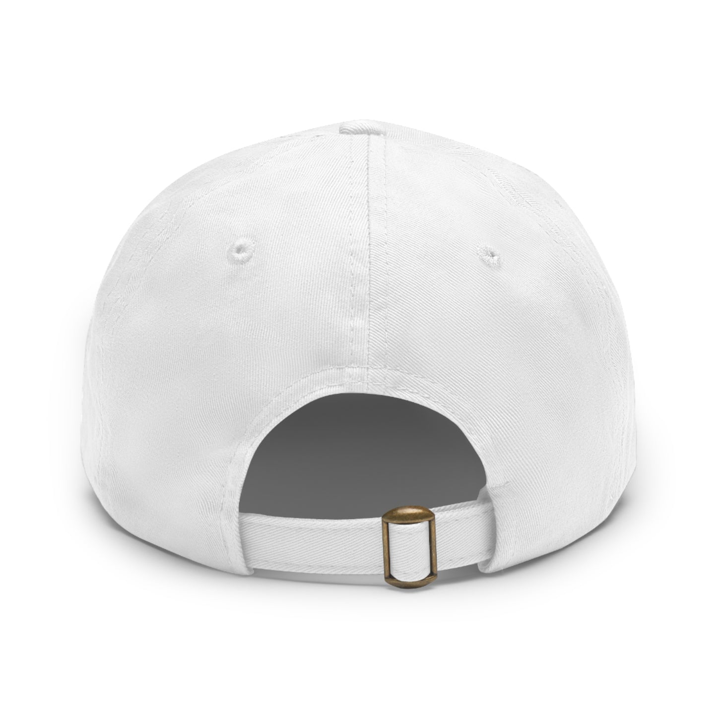 Buddyline Dad Hat with Leather Patch (Rectangle)