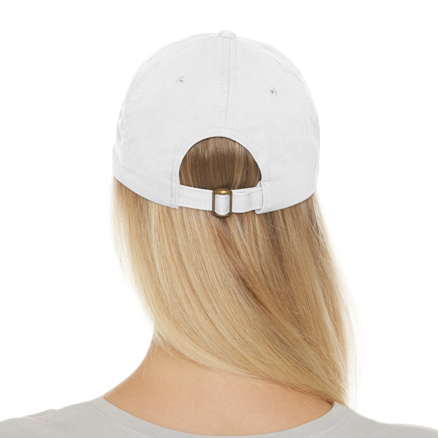 Buddyline Dad Hat with Leather Patch (Rectangle)