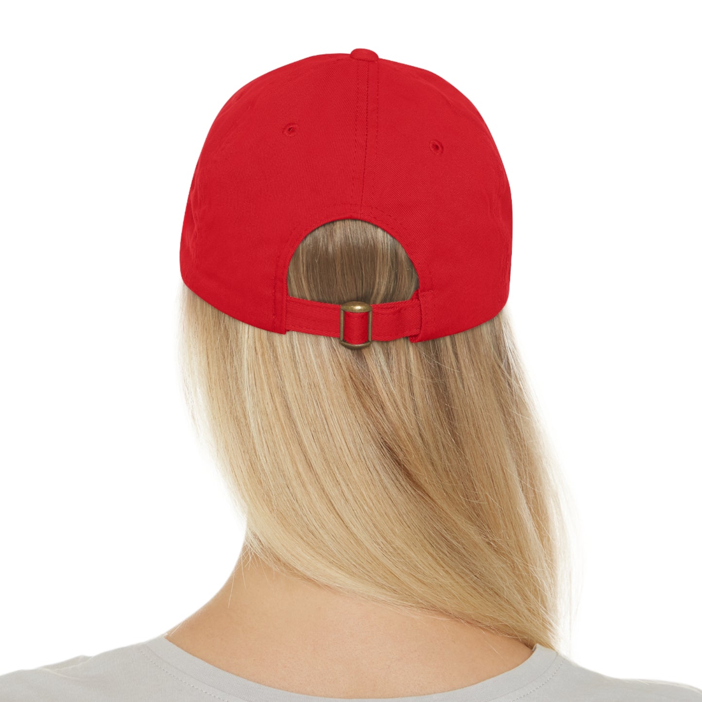 Buddyline Dad Hat with Leather Patch (Rectangle)