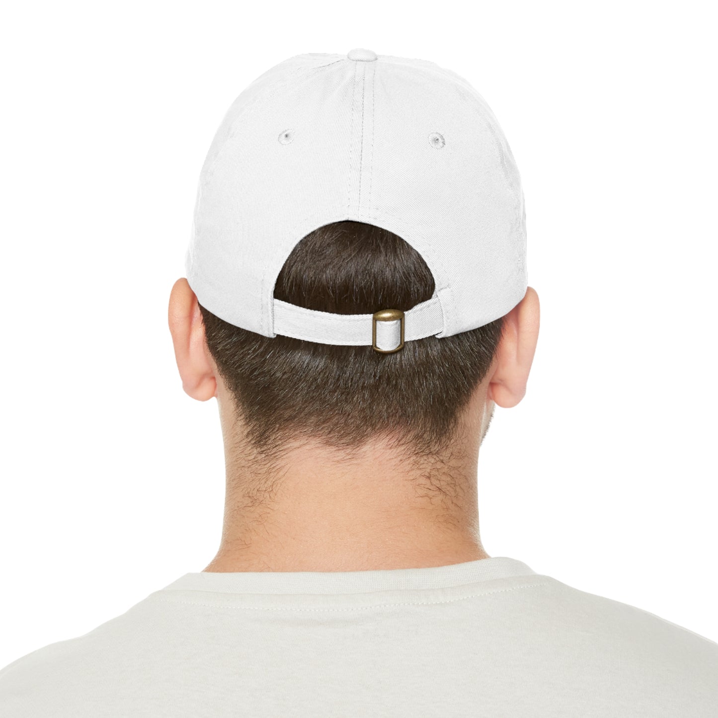 Buddyline Dad Hat with Leather Patch (Rectangle)