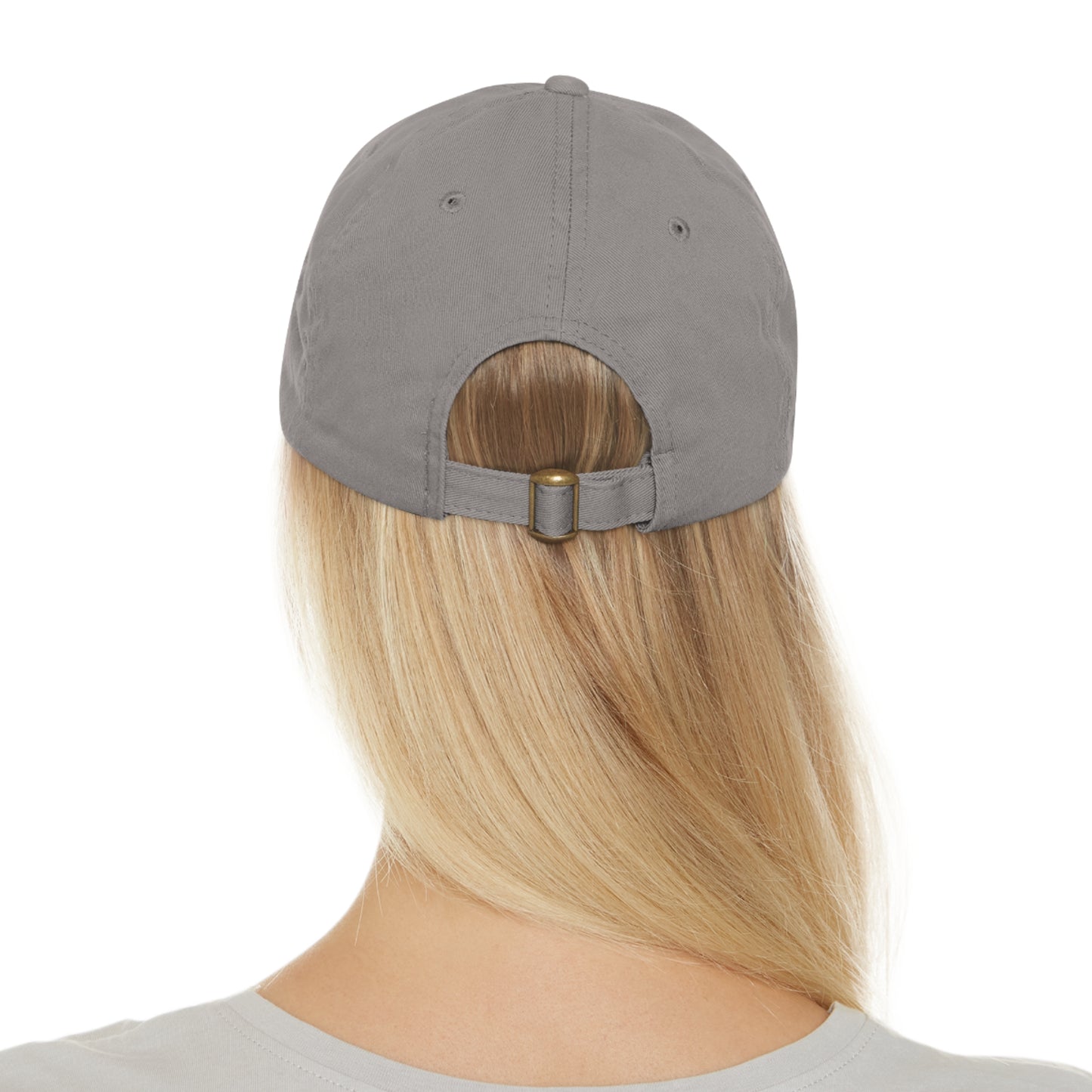 Buddyline Dad Hat with Leather Patch (Rectangle)