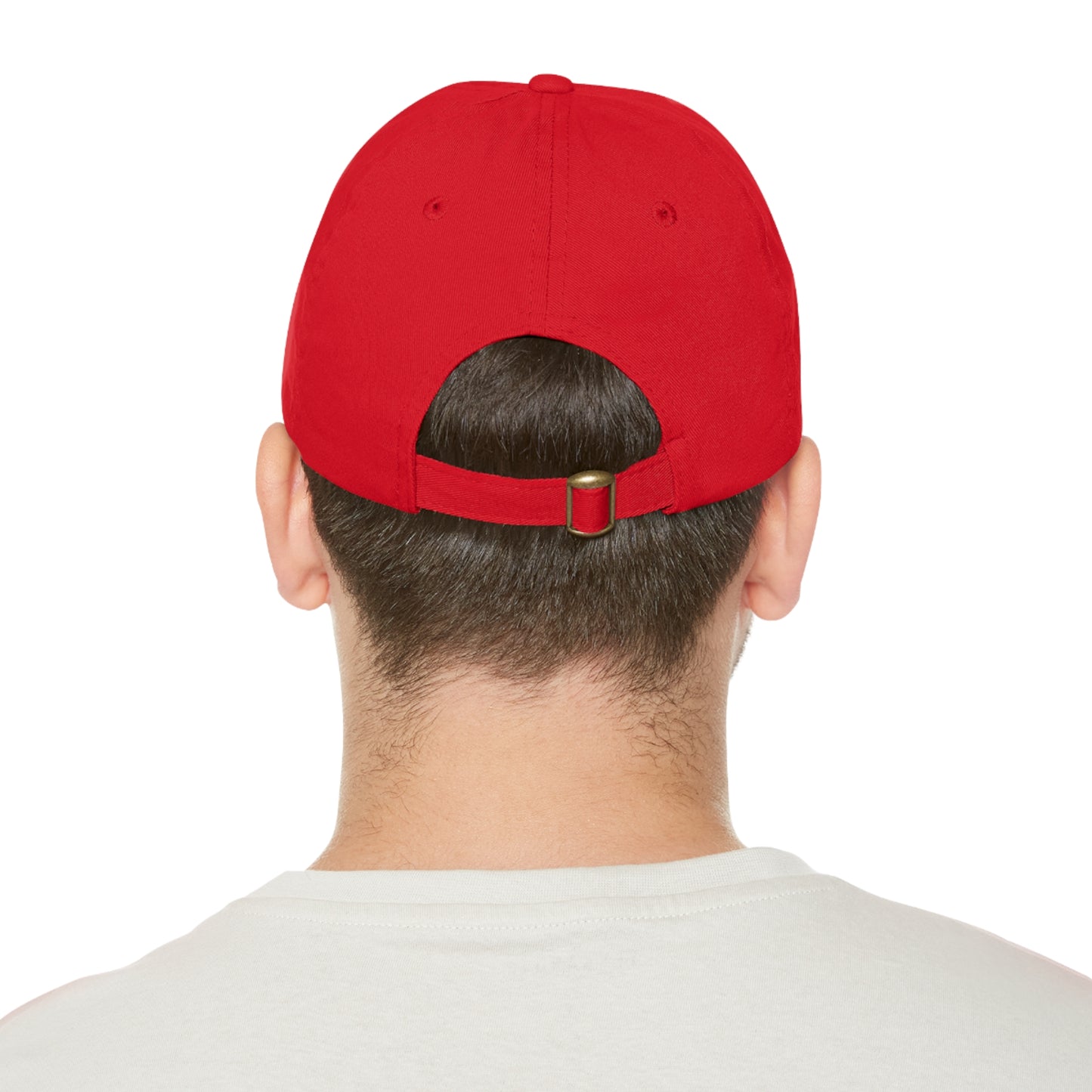 Buddyline Dad Hat with Leather Patch (Rectangle)