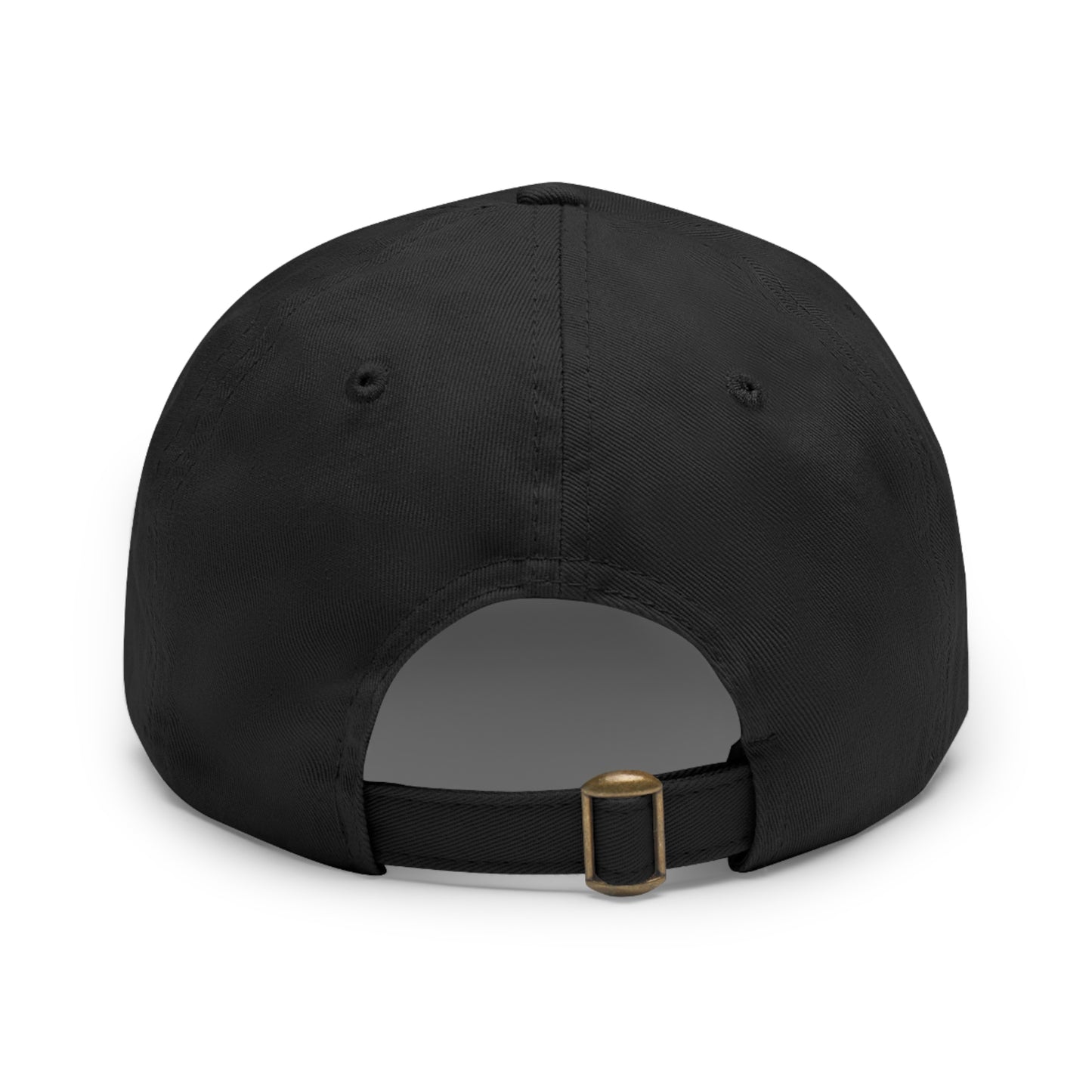 Buddyline Dad Hat with Leather Patch (Rectangle)